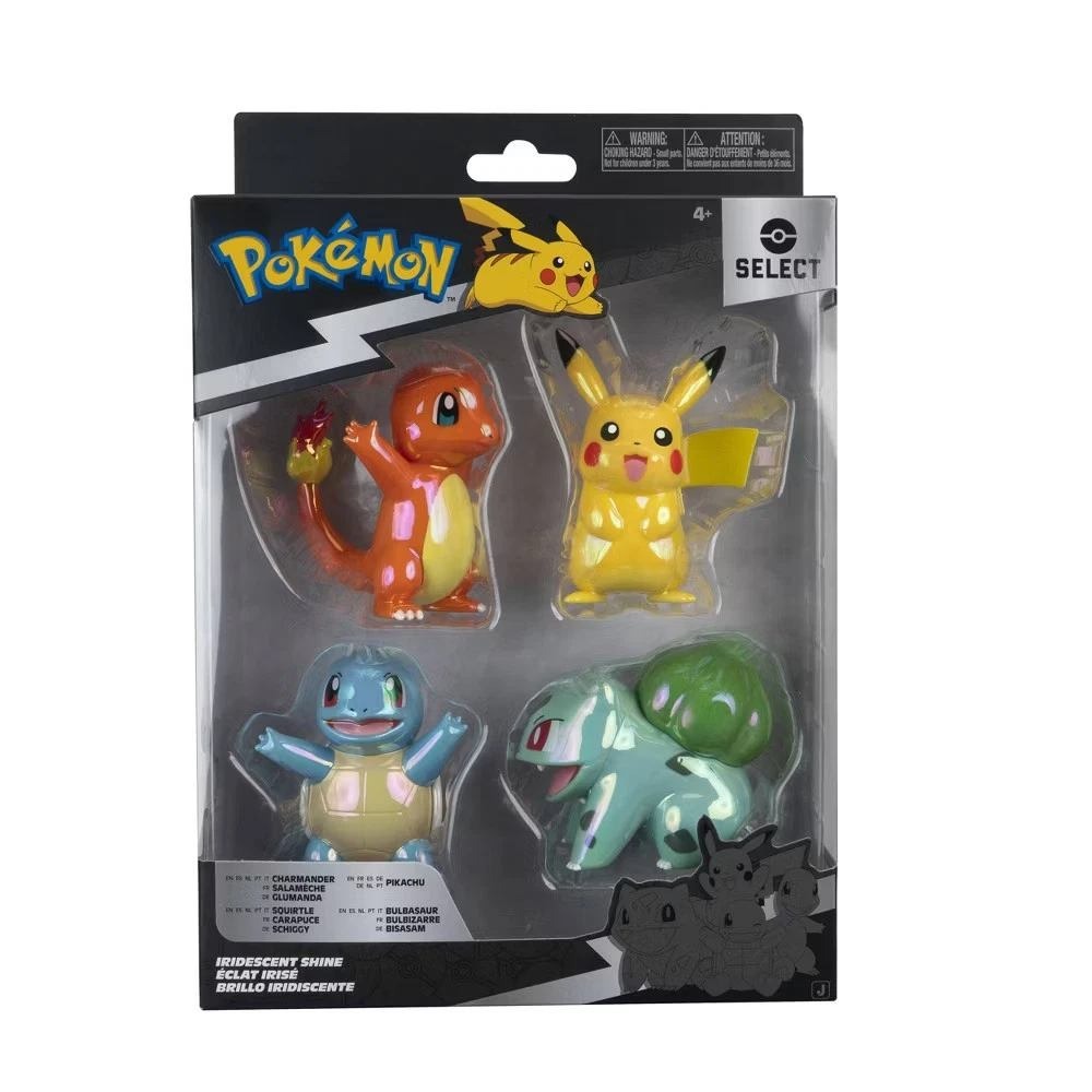 Pokemon Select 3 Battle Pack Action Figure 4pk Series 1 Iridescent Shine PKW4805